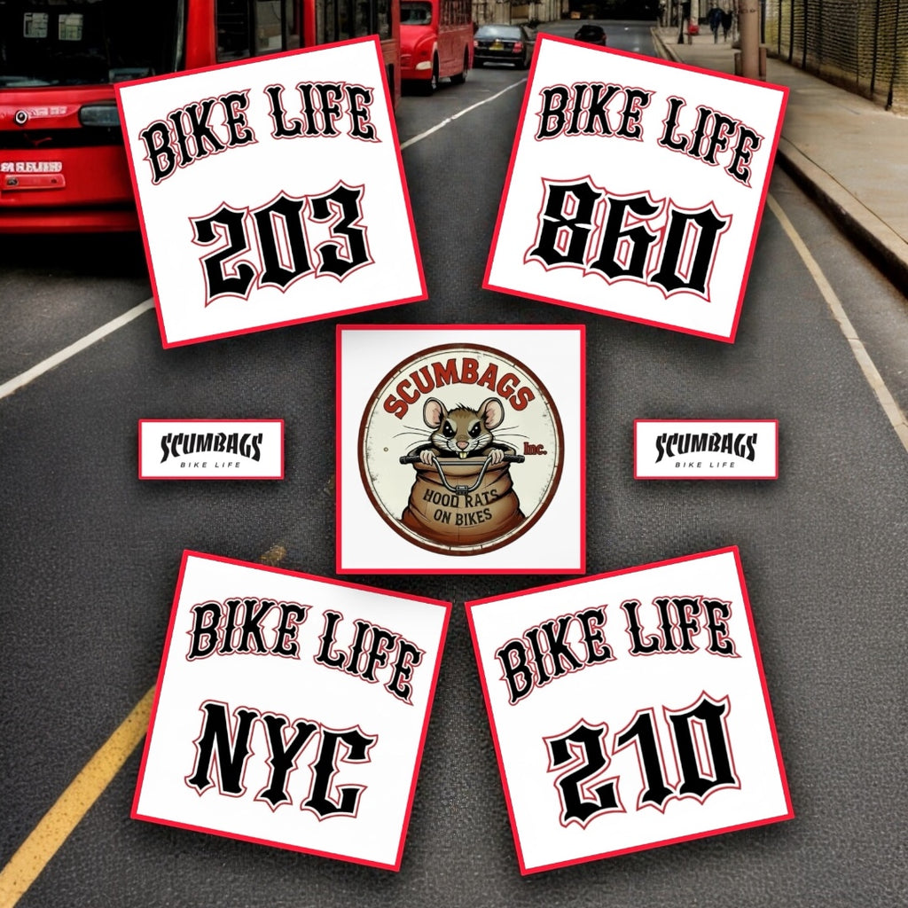 Scumbags Inc Bike Life T-shirt.