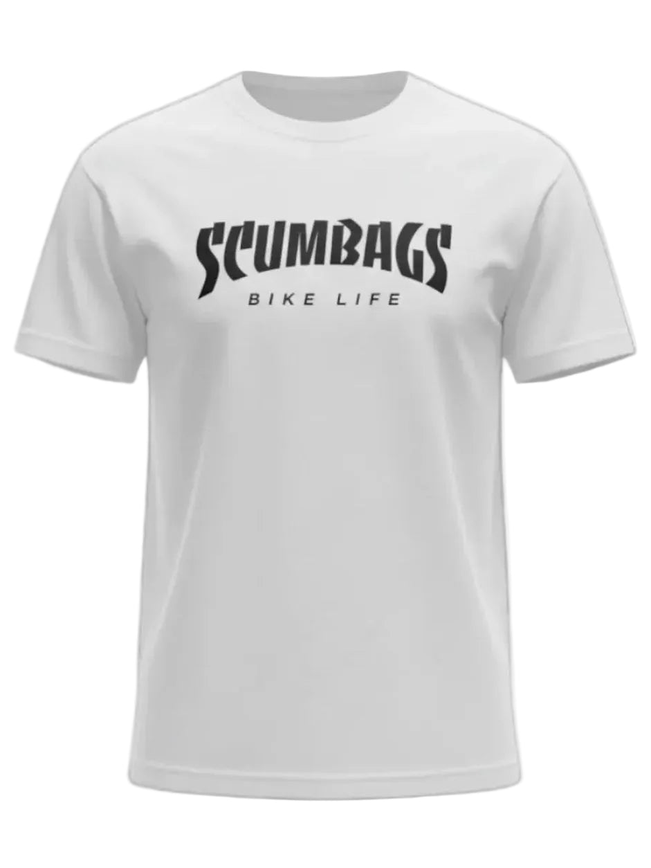 Scumbags Inc front Bike Life logo.