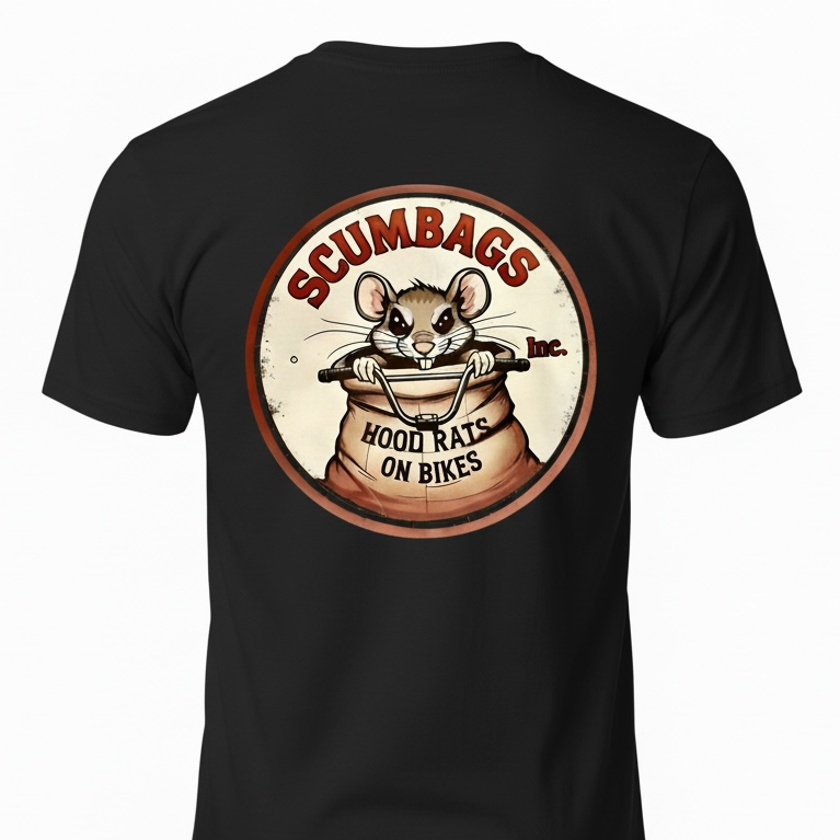 HOOD RATS ON BIKES T-SHIRT