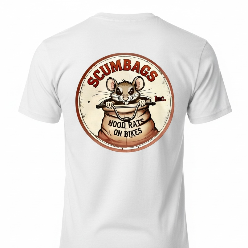 HOOD RATS ON BIKES T-SHIRT