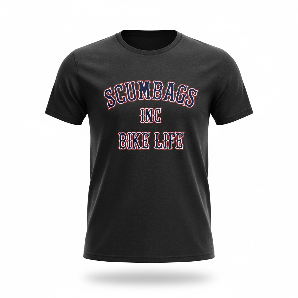 Scumbags Inc Bike Life T-shirt.