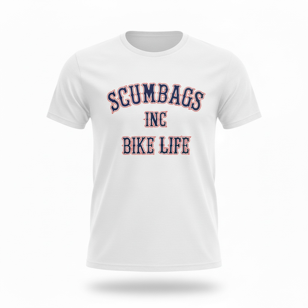 Scumbags Inc Bike Life T-shirt.