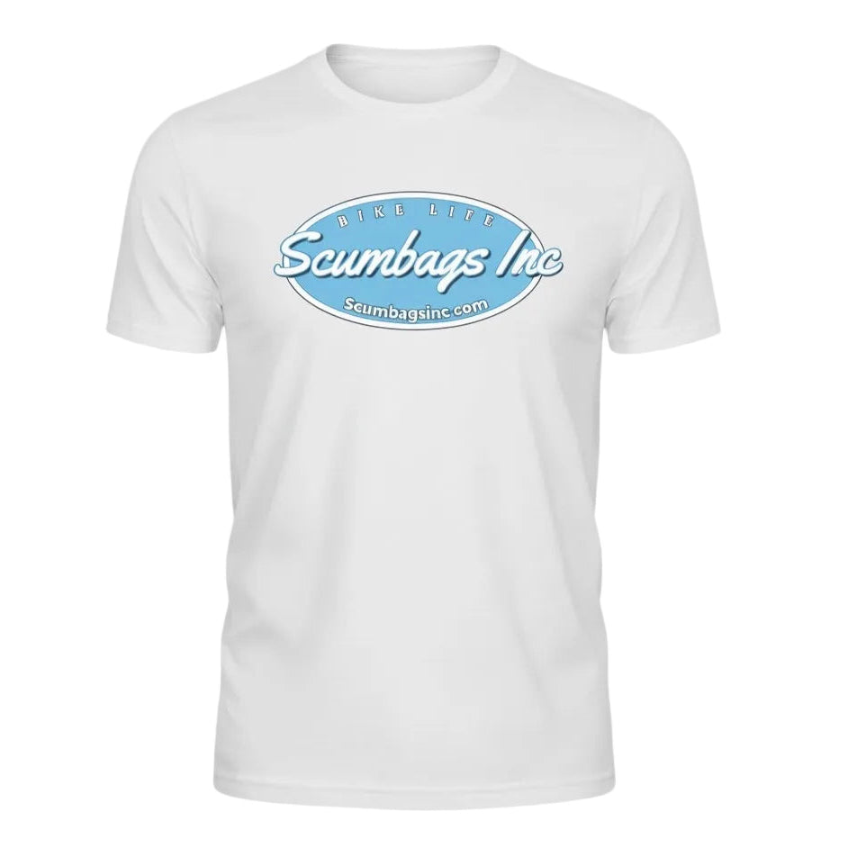 SCUMBAGS INC OG LOGO T-SHIRT - BABY BLUE